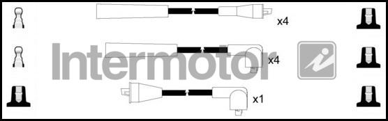 INTERMOTOR 73628 - Комплект проводів запалювання autozip.com.ua