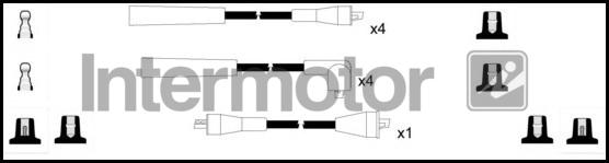 INTERMOTOR 73627 - Комплект проводів запалювання autozip.com.ua