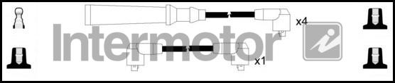 INTERMOTOR 73092 - Комплект проводів запалювання autozip.com.ua