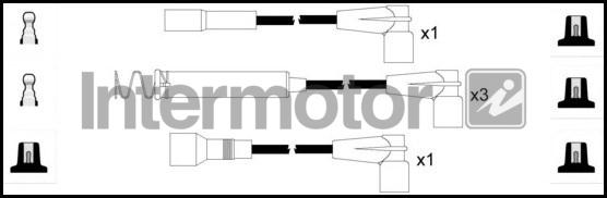 INTERMOTOR 73031 - Комплект проводів запалювання autozip.com.ua