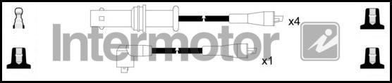 INTERMOTOR 73846 - Комплект проводів запалювання autozip.com.ua