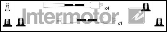 INTERMOTOR 73850 - Комплект проводів запалювання autozip.com.ua