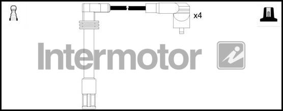 INTERMOTOR 73863 - Комплект проводів запалювання autozip.com.ua
