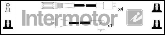 INTERMOTOR 73804 - Комплект проводів запалювання autozip.com.ua