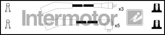 INTERMOTOR 73817 - Комплект проводів запалювання autozip.com.ua