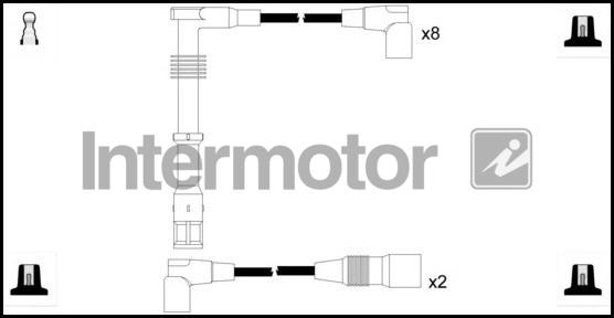 INTERMOTOR 73883 - Комплект проводів запалювання autozip.com.ua