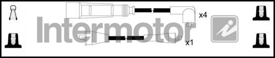 INTERMOTOR 73822 - Комплект проводів запалювання autozip.com.ua