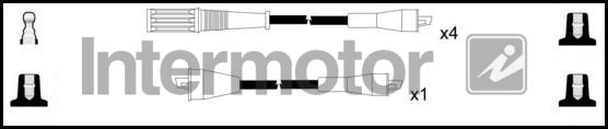 INTERMOTOR 73344 - Комплект проводів запалювання autozip.com.ua