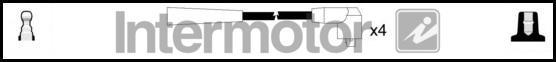 INTERMOTOR 73363 - Комплект проводів запалювання autozip.com.ua