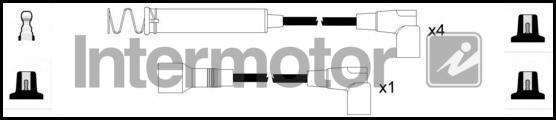 INTERMOTOR 73317 - Комплект проводів запалювання autozip.com.ua