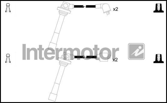 INTERMOTOR 73376 - Комплект проводів запалювання autozip.com.ua