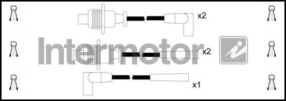 INTERMOTOR 73251 - Комплект проводів запалювання autozip.com.ua