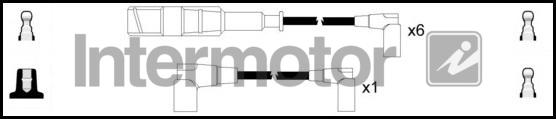 INTERMOTOR 73281 - Комплект проводів запалювання autozip.com.ua