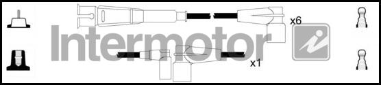 INTERMOTOR 73282 - Комплект проводів запалювання autozip.com.ua
