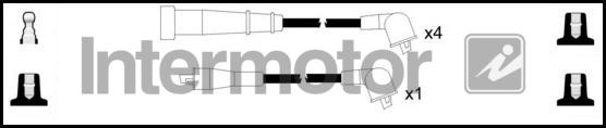INTERMOTOR 73794 - Комплект проводів запалювання autozip.com.ua