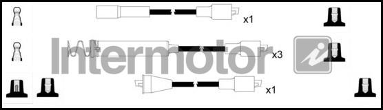 INTERMOTOR 73791 - Комплект проводів запалювання autozip.com.ua