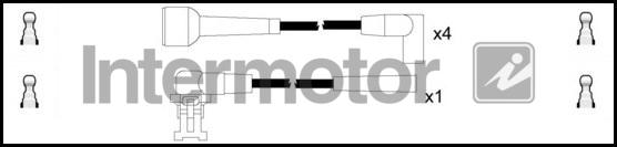 INTERMOTOR 73798 - Комплект проводів запалювання autozip.com.ua
