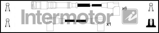 INTERMOTOR 73767 - Комплект проводів запалювання autozip.com.ua