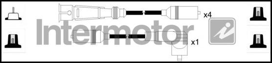 INTERMOTOR 73701 - Комплект проводів запалювання autozip.com.ua