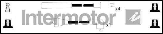 INTERMOTOR 73727 - Комплект проводів запалювання autozip.com.ua