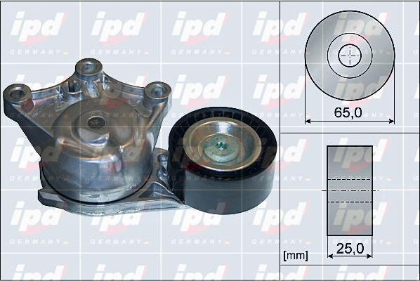 IPD 15-4069 - Натягувач ременя, клинові зуб. autozip.com.ua