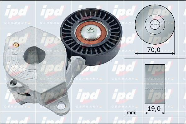 IPD 15-4114 - Натягувач ременя, поліклиновий ремінь autozip.com.ua