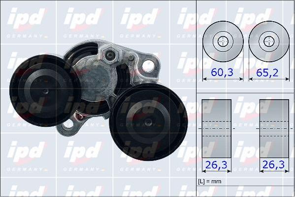 IPD 15-3915 - Натягувач ременя, клинові зуб. autozip.com.ua