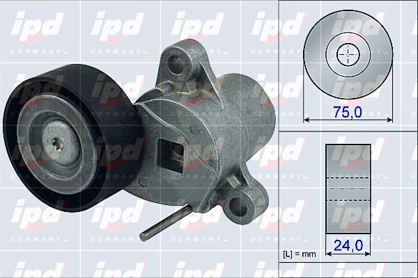 IPD 15-3988 - Натягувач ременя, клинові зуб. autozip.com.ua