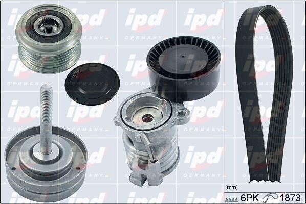IPD 20-1900 - Поликлиновий ремінний комплект autozip.com.ua
