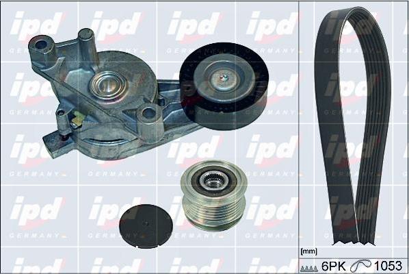 IPD 20-1802 - Поликлиновий ремінний комплект autozip.com.ua