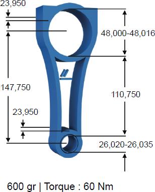 IPSA CO009500 - Шатун autozip.com.ua