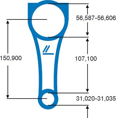 IPSA CO005100 - Шатун autozip.com.ua