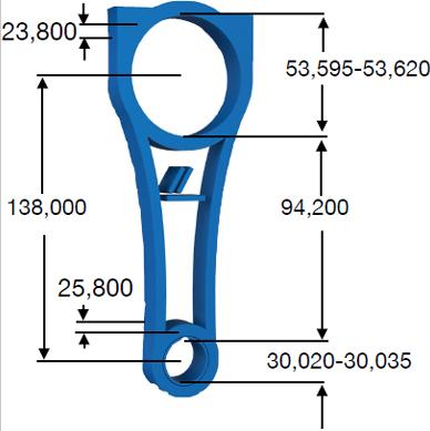 IPSA CO000300 - Шатун autozip.com.ua