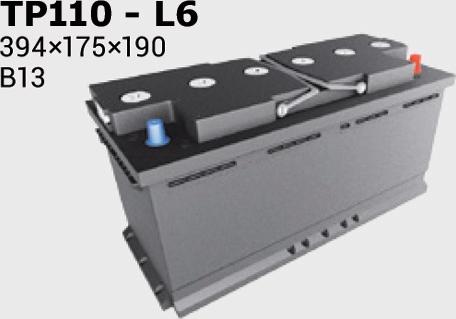 IPSA TP110 - Стартерна акумуляторна батарея, АКБ autozip.com.ua