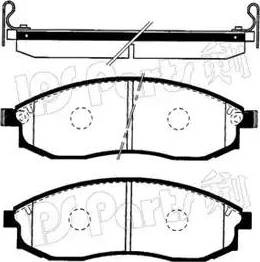 IPS Parts IBD-1582 - Гальмівні колодки, дискові гальма autozip.com.ua