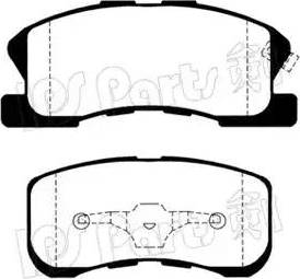 IPS Parts IBD-1615 - Гальмівні колодки, дискові гальма autozip.com.ua