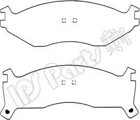 IPS Parts IBD-1056 - Гальмівні колодки, дискові гальма autozip.com.ua