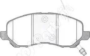 IPS Parts IBD-1088 - Гальмівні колодки, дискові гальма autozip.com.ua