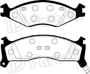 IPS Parts IBD-1392 - Гальмівні колодки, дискові гальма autozip.com.ua