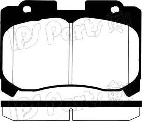 IPS Parts IBD-1296 - Гальмівні колодки, дискові гальма autozip.com.ua