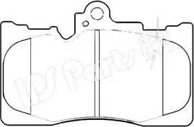 IPS Parts IBD-1207 - Гальмівні колодки, дискові гальма autozip.com.ua