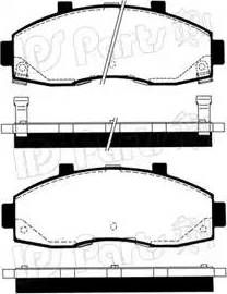 IPS Parts IBD-1K01 - Гальмівні колодки, дискові гальма autozip.com.ua