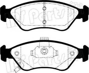 IPS Parts IBD-1K02 - Гальмівні колодки, дискові гальма autozip.com.ua