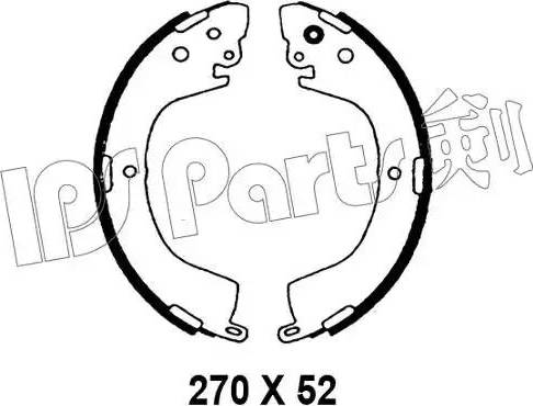 IPS Parts IBL-4582 - Гальмівні колодки autozip.com.ua