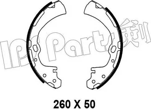 IPS Parts IBL-4138 - Гальмівні колодки autozip.com.ua