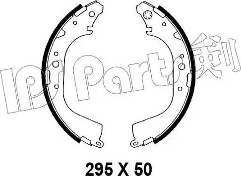 IPS Parts IBL-4246 - Гальмівні колодки autozip.com.ua