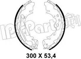 IPS Parts IBL-4K09 - Гальмівні колодки autozip.com.ua