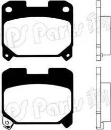 IPS Parts IBR-1294 - Гальмівні колодки, дискові гальма autozip.com.ua