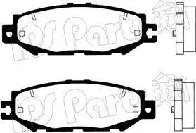 IPS Parts IBR-1295 - Гальмівні колодки, дискові гальма autozip.com.ua