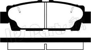 IPS Parts IBR-1265 - Гальмівні колодки, дискові гальма autozip.com.ua